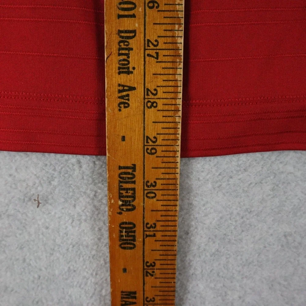 Nike Golf Polo Shirt Mens Medium Fit Dry Performance Golf Red Short‎ Sleeve